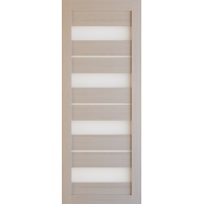 Дверь межкомнатная Леском Техно-15 Капучино, стекло белое матовое